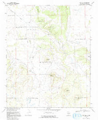 Goat Hill New Mexico Historical topographic map, 1:24000 scale, 7.5 X 7.5 Minute, Year 1967