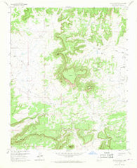 Goat Mountain New Mexico Historical topographic map, 1:24000 scale, 7.5 X 7.5 Minute, Year 1957