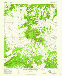 Goat Mountain New Mexico Historical topographic map, 1:24000 scale, 7.5 X 7.5 Minute, Year 1957