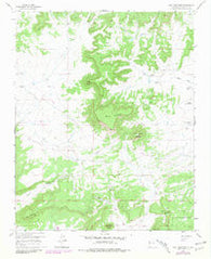 Goat Mountain New Mexico Historical topographic map, 1:24000 scale, 7.5 X 7.5 Minute, Year 1957