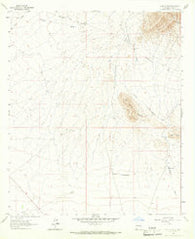 Goat Ridge New Mexico Historical topographic map, 1:24000 scale, 7.5 X 7.5 Minute, Year 1964