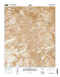 Goat Camp Spring New Mexico Current topographic map, 1:24000 scale, 7.5 X 7.5 Minute, Year 2017