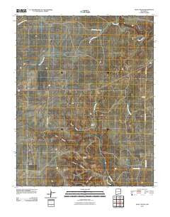 Goat Canyon New Mexico Historical topographic map, 1:24000 scale, 7.5 X 7.5 Minute, Year 2010