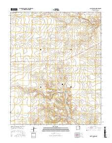 Goat Canyon New Mexico Current topographic map, 1:24000 scale, 7.5 X 7.5 Minute, Year 2017