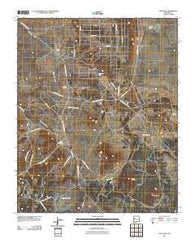 Goat Hill New Mexico Historical topographic map, 1:24000 scale, 7.5 X 7.5 Minute, Year 2011