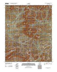Goat Mountain New Mexico Historical topographic map, 1:24000 scale, 7.5 X 7.5 Minute, Year 2010