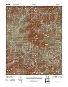 Goat Mountain New Mexico Historical topographic map, 1:24000 scale, 7.5 X 7.5 Minute, Year 2010
