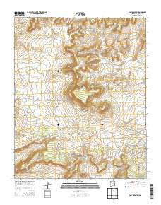 Goat Mountain New Mexico Current topographic map, 1:24000 scale, 7.5 X 7.5 Minute, Year 2013