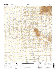 Goat Ridge New Mexico Current topographic map, 1:24000 scale, 7.5 X 7.5 Minute, Year 2017