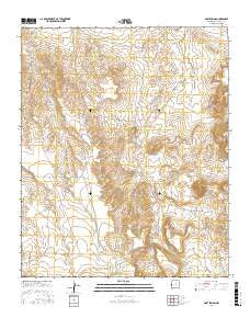 Goat Spring New Mexico Current topographic map, 1:24000 scale, 7.5 X 7.5 Minute, Year 2017