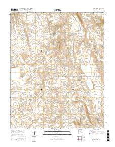 Goetsch Lake New Mexico Current topographic map, 1:24000 scale, 7.5 X 7.5 Minute, Year 2017