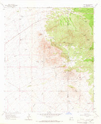 Gold Hill New Mexico Historical topographic map, 1:24000 scale, 7.5 X 7.5 Minute, Year 1963