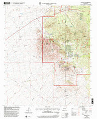 Gold Hill New Mexico Historical topographic map, 1:24000 scale, 7.5 X 7.5 Minute, Year 1999