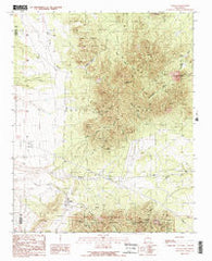 Golden New Mexico Historical topographic map, 1:24000 scale, 7.5 X 7.5 Minute, Year 1990