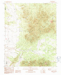 Golden New Mexico Historical topographic map, 1:24000 scale, 7.5 X 7.5 Minute, Year 1990