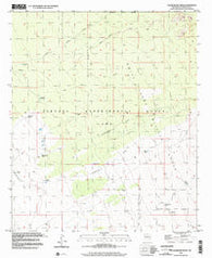 Goldenburg Draw New Mexico Historical topographic map, 1:24000 scale, 7.5 X 7.5 Minute, Year 1996