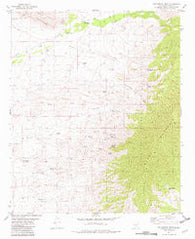 Golondrina Draw New Mexico Historical topographic map, 1:24000 scale, 7.5 X 7.5 Minute, Year 1981