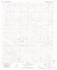 Golondrina Well New Mexico Historical topographic map, 1:24000 scale, 7.5 X 7.5 Minute, Year 1981