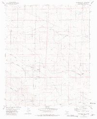 Golondrina Well New Mexico Historical topographic map, 1:24000 scale, 7.5 X 7.5 Minute, Year 1981