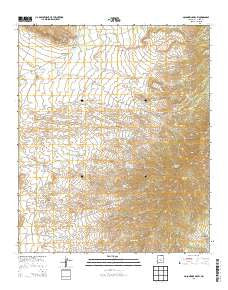 Golondrina Draw New Mexico Current topographic map, 1:24000 scale, 7.5 X 7.5 Minute, Year 2013