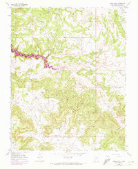 Gomez Ranch New Mexico Historical topographic map, 1:24000 scale, 7.5 X 7.5 Minute, Year 1954