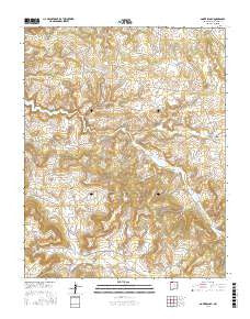 Gomez Ranch New Mexico Current topographic map, 1:24000 scale, 7.5 X 7.5 Minute, Year 2017