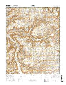 Gonzales Mesa New Mexico Current topographic map, 1:24000 scale, 7.5 X 7.5 Minute, Year 2017