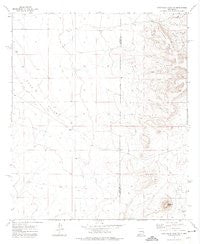 Good Sight Peak NE New Mexico Historical topographic map, 1:24000 scale, 7.5 X 7.5 Minute, Year 1972