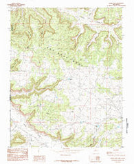 Gould Pass New Mexico Historical topographic map, 1:24000 scale, 7.5 X 7.5 Minute, Year 1985