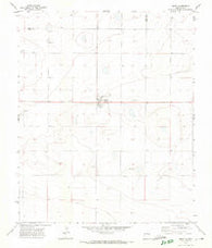 Grady New Mexico Historical topographic map, 1:24000 scale, 7.5 X 7.5 Minute, Year 1971