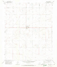 Grady New Mexico Historical topographic map, 1:24000 scale, 7.5 X 7.5 Minute, Year 1971