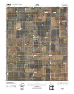 Grady New Mexico Historical topographic map, 1:24000 scale, 7.5 X 7.5 Minute, Year 2010
