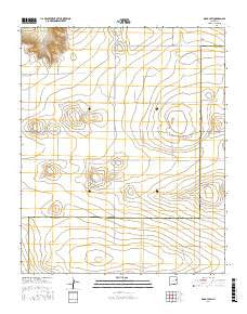 Grady SW New Mexico Current topographic map, 1:24000 scale, 7.5 X 7.5 Minute, Year 2017