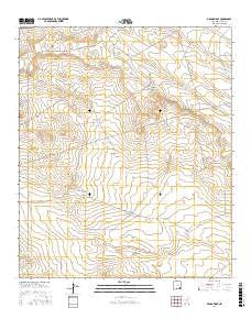 Grama Ridge New Mexico Current topographic map, 1:24000 scale, 7.5 X 7.5 Minute, Year 2017