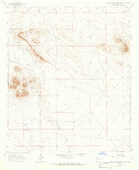 Grandmother Mountain East New Mexico Historical topographic map, 1:24000 scale, 7.5 X 7.5 Minute, Year 1964