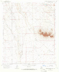 Grandmother Mountain West New Mexico Historical topographic map, 1:24000 scale, 7.5 X 7.5 Minute, Year 1963