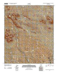 Grandmother Mountain East New Mexico Historical topographic map, 1:24000 scale, 7.5 X 7.5 Minute, Year 2010