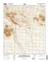 Grandmother Mountain East New Mexico Current topographic map, 1:24000 scale, 7.5 X 7.5 Minute, Year 2017