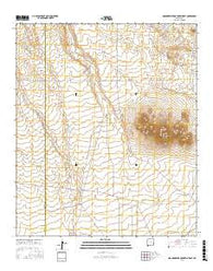 Grandmother Mountain West New Mexico Current topographic map, 1:24000 scale, 7.5 X 7.5 Minute, Year 2017