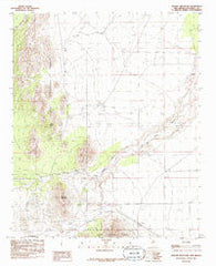 Granite Mountain New Mexico Historical topographic map, 1:24000 scale, 7.5 X 7.5 Minute, Year 1985