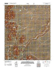 Granite Mountain New Mexico Historical topographic map, 1:24000 scale, 7.5 X 7.5 Minute, Year 2011