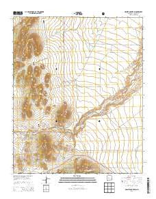 Granite Mountain New Mexico Historical topographic map, 1:24000 scale, 7.5 X 7.5 Minute, Year 2013