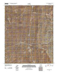 Granjean Well New Mexico Historical topographic map, 1:24000 scale, 7.5 X 7.5 Minute, Year 2010