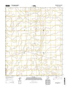 Granjean Well New Mexico Historical topographic map, 1:24000 scale, 7.5 X 7.5 Minute, Year 2013