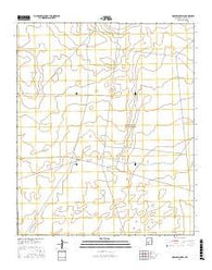 Granjean Well New Mexico Current topographic map, 1:24000 scale, 7.5 X 7.5 Minute, Year 2017