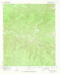 Granny Mountain New Mexico Historical topographic map, 1:24000 scale, 7.5 X 7.5 Minute, Year 1965