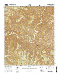 Granny Mountain New Mexico Current topographic map, 1:24000 scale, 7.5 X 7.5 Minute, Year 2017