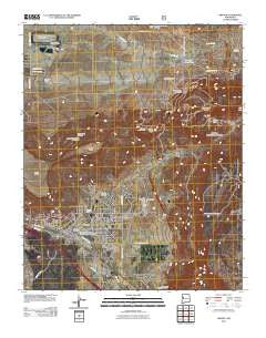 Grants New Mexico Historical topographic map, 1:24000 scale, 7.5 X 7.5 Minute, Year 2011