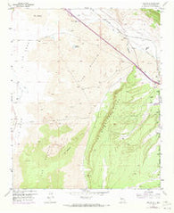 Grants SE New Mexico Historical topographic map, 1:24000 scale, 7.5 X 7.5 Minute, Year 1957