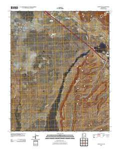 Grants SE New Mexico Historical topographic map, 1:24000 scale, 7.5 X 7.5 Minute, Year 2010